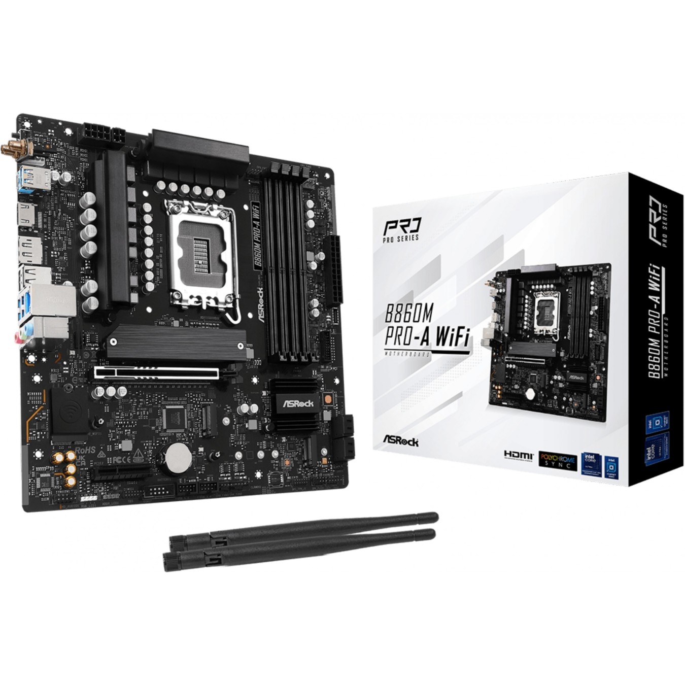 B860M Pro-A WiFi - 1851 - Micro-ATX motherboard with WiFi — Buy in Cyprus with Fast Delivery