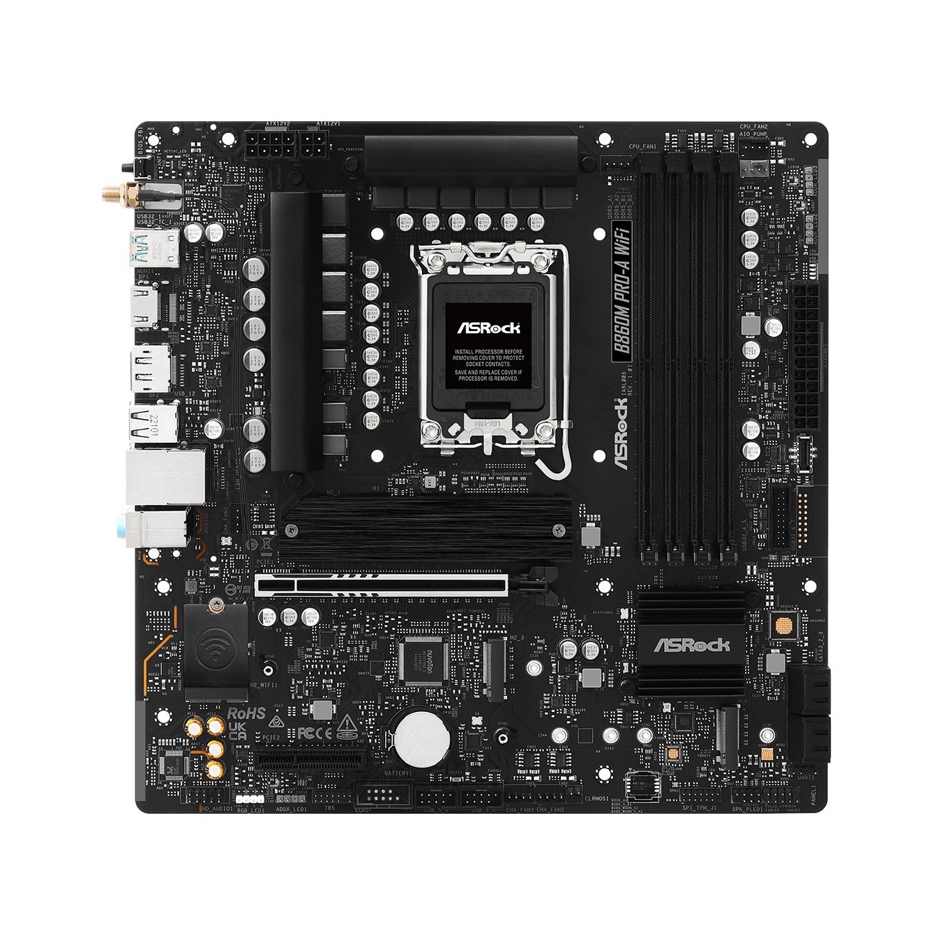 B860M Pro-A WiFi - 1851 - Micro-ATX motherboard with WiFi — Buy in Cyprus with Fast Delivery