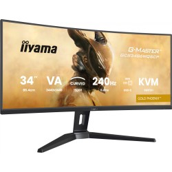 Buy Iiyama G-Master 34-inch Ultrawide Curved Monitor - GCB3486WQSCP - Gold Phoen... in Cyprus, Nicosia, Limassol, Larnaka, Pafos