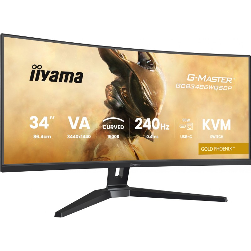 Buy Iiyama G-Master 34-inch Ultrawide Curved Monitor - GCB3486WQSCP - Gold Phoen... in Cyprus, Nicosia, Limassol, Larnaka, Pafos