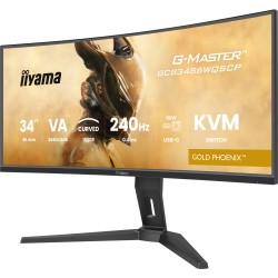 Buy Iiyama G-Master 34-inch Ultrawide Curved Monitor - GCB3486WQSCP - Gold Phoen... in Cyprus, Nicosia, Limassol, Larnaka, Pafos