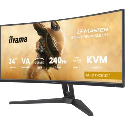Buy Iiyama G-Master 34-inch Ultrawide Curved Monitor - GCB3486WQSCP - Gold Phoen... in Cyprus, Nicosia, Limassol, Larnaka, Pafos