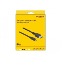 DELOCK USB-C to DisplayPort Cable DP Alt Mode 8K60 1.5m - Bidirectional — Buy in Cyprus with Fast Delivery