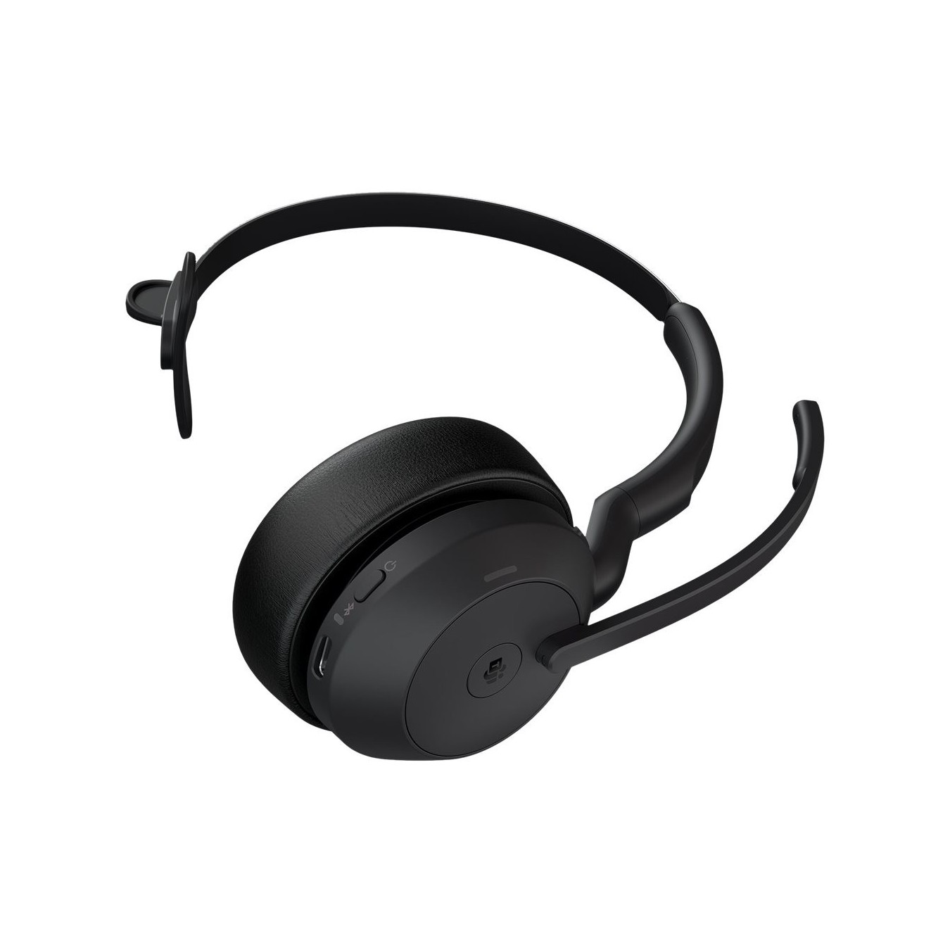 Jabra Evolve2 55 Link380a MS Mono - Wireless Over-ear Headset (PU Leather, 2.4 GHz) — Buy in Cyprus with Fast Delivery