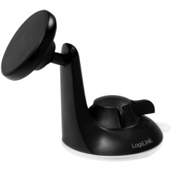 Logilink Magnetic Smartphone Holder - Compact Magnetic Car Mount (Black) — Buy in Cyprus with Fast Delivery