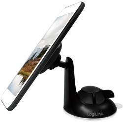 Logilink Magnetic Smartphone Holder - Compact Magnetic Car Mount (Black) — Buy in Cyprus with Fast Delivery