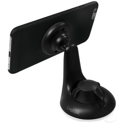 Logilink Magnetic Smartphone Holder - Compact Magnetic Car Mount (Black) — Buy in Cyprus with Fast Delivery