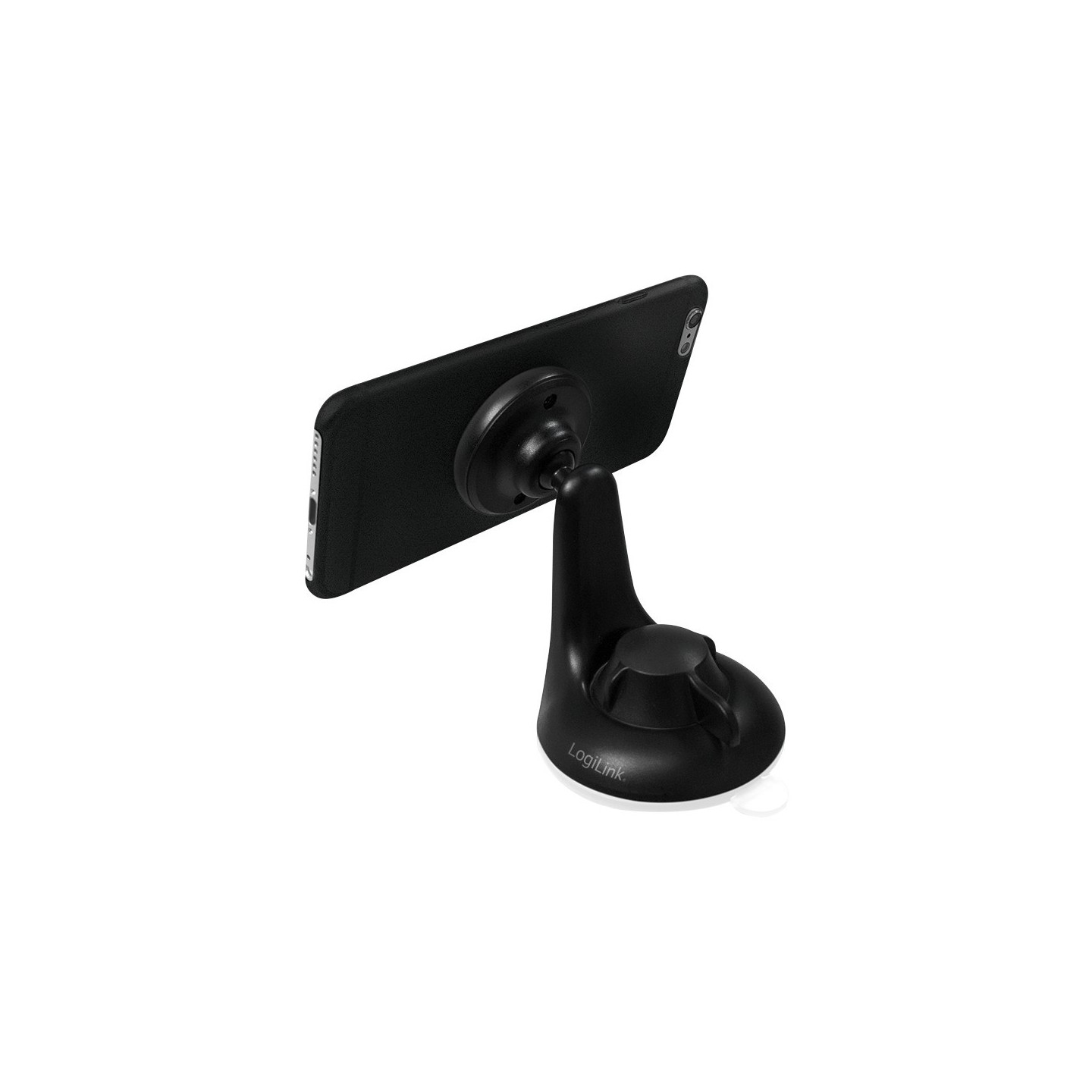 Logilink Magnetic Smartphone Holder - Compact Magnetic Car Mount (Black) — Buy in Cyprus with Fast Delivery