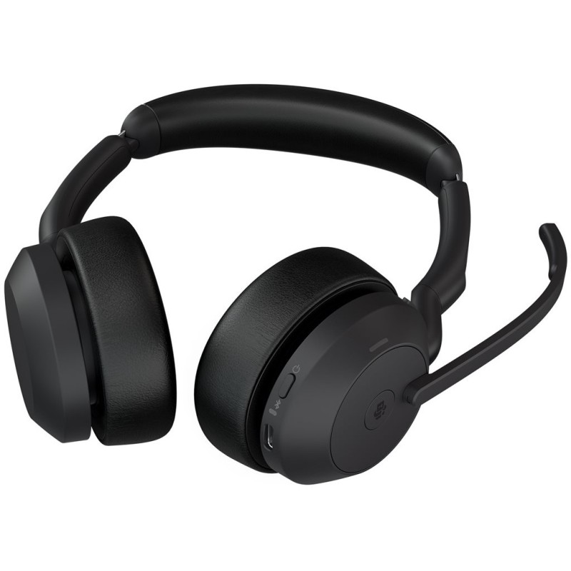 Buy Jabra Evolve2 55 Link380a MS Stereo Stand - Link380a - Over-ear Closed, 2.4 ... in Cyprus, Nicosia, Limassol, Larnaka, Pafos