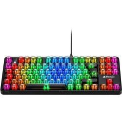 Buy Sharkoon Crystal Shark Gaming Keyboard - Black - Full-Size, Wired USB in Cyprus, Nicosia, Limassol, Larnaka, Pafos