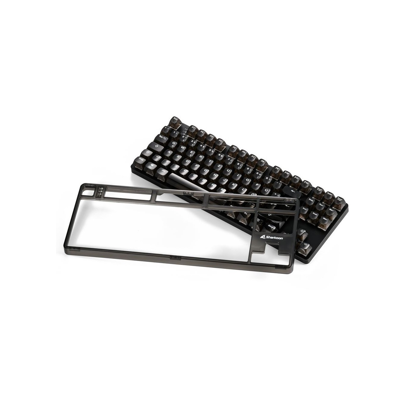 Sharkoon Crystal Shark Gaming Keyboard - Black - Full-Size, Wired USB — Buy in Cyprus with Fast Delivery
