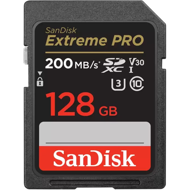 Buy SanDisk Extreme Pro SDXC 128GB Card - SDXC, 128GB, up to 200 MB/s in Cyprus, Nicosia, Limassol, Larnaka, Pafos