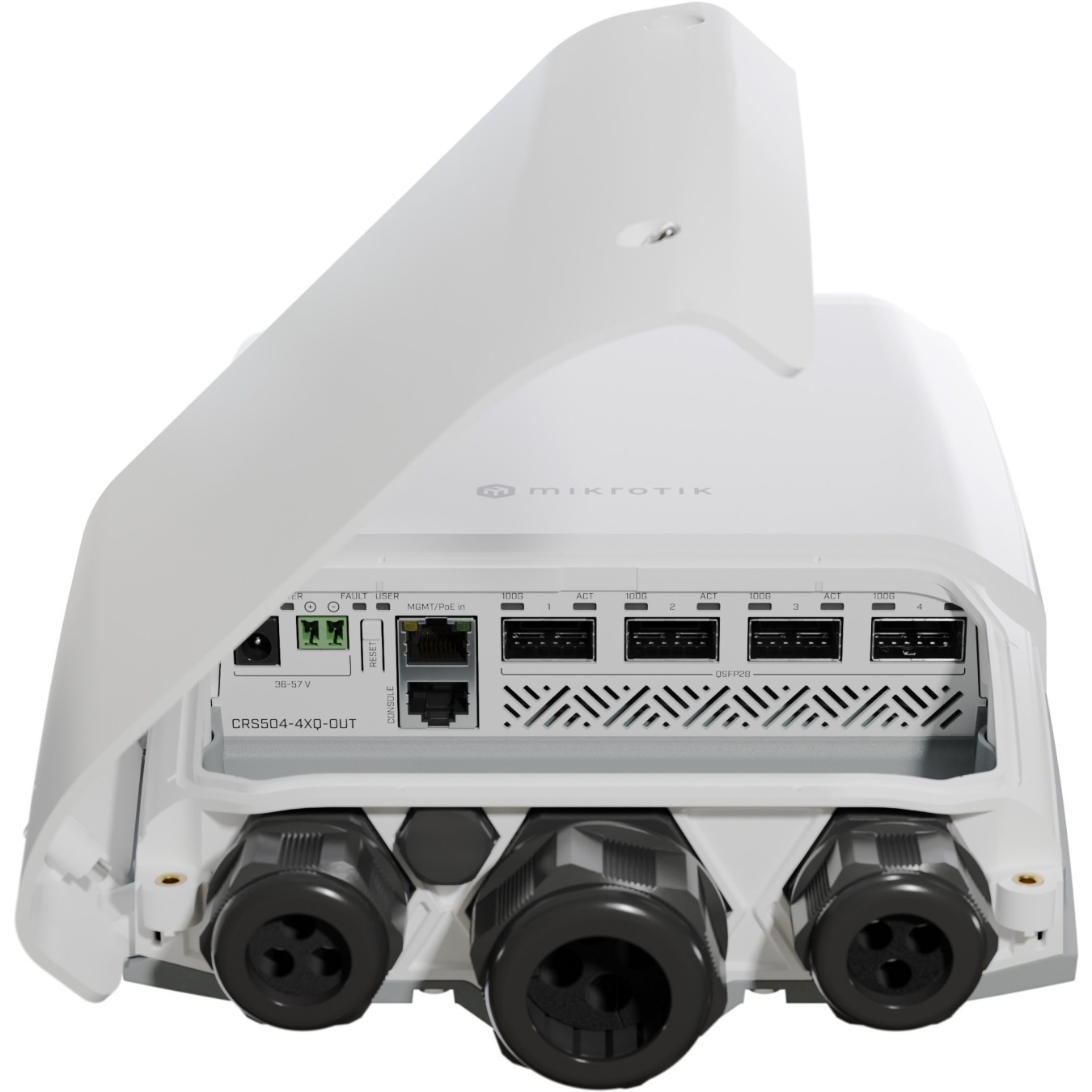 CRS504-4XQ-OUT MikroTik - 16 PoE Ports, 4x QSFP28 Uplinks, Rackmount — Buy in Cyprus with Fast Delivery
