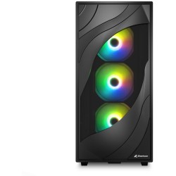 Buy Sharkoon Rebel C80G RGB ATX PC Case - C80G - Black Glass Panel in Cyprus, Nicosia, Limassol, Larnaka, Pafos
