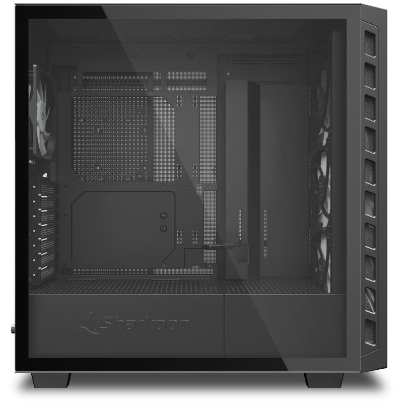 Buy Sharkoon Rebel C80G RGB ATX PC Case - C80G - Black Glass Panel in Cyprus, Nicosia, Limassol, Larnaka, Pafos