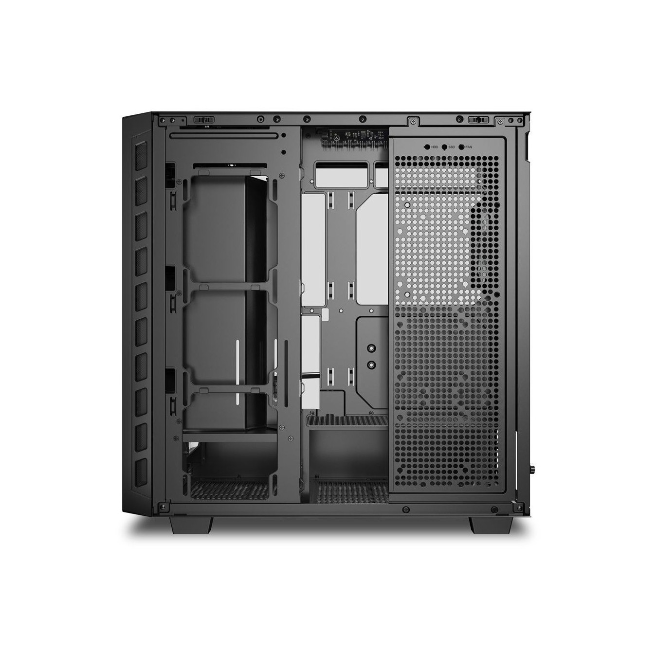 Sharkoon Rebel C80G RGB ATX PC Case - C80G - Black Glass Panel — Buy in Cyprus with Fast Delivery