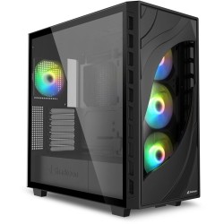 Buy Sharkoon Rebel C80G RGB ATX PC Case - C80G - Black Glass Panel in Cyprus, Nicosia, Limassol, Larnaka, Pafos