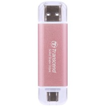 TRANSCEND ESD310P 1TB External SSD USB 10Gbps Type C A Pink - ESD310P - Pink, 1TB, USB-C, USB 3.2 Gen2