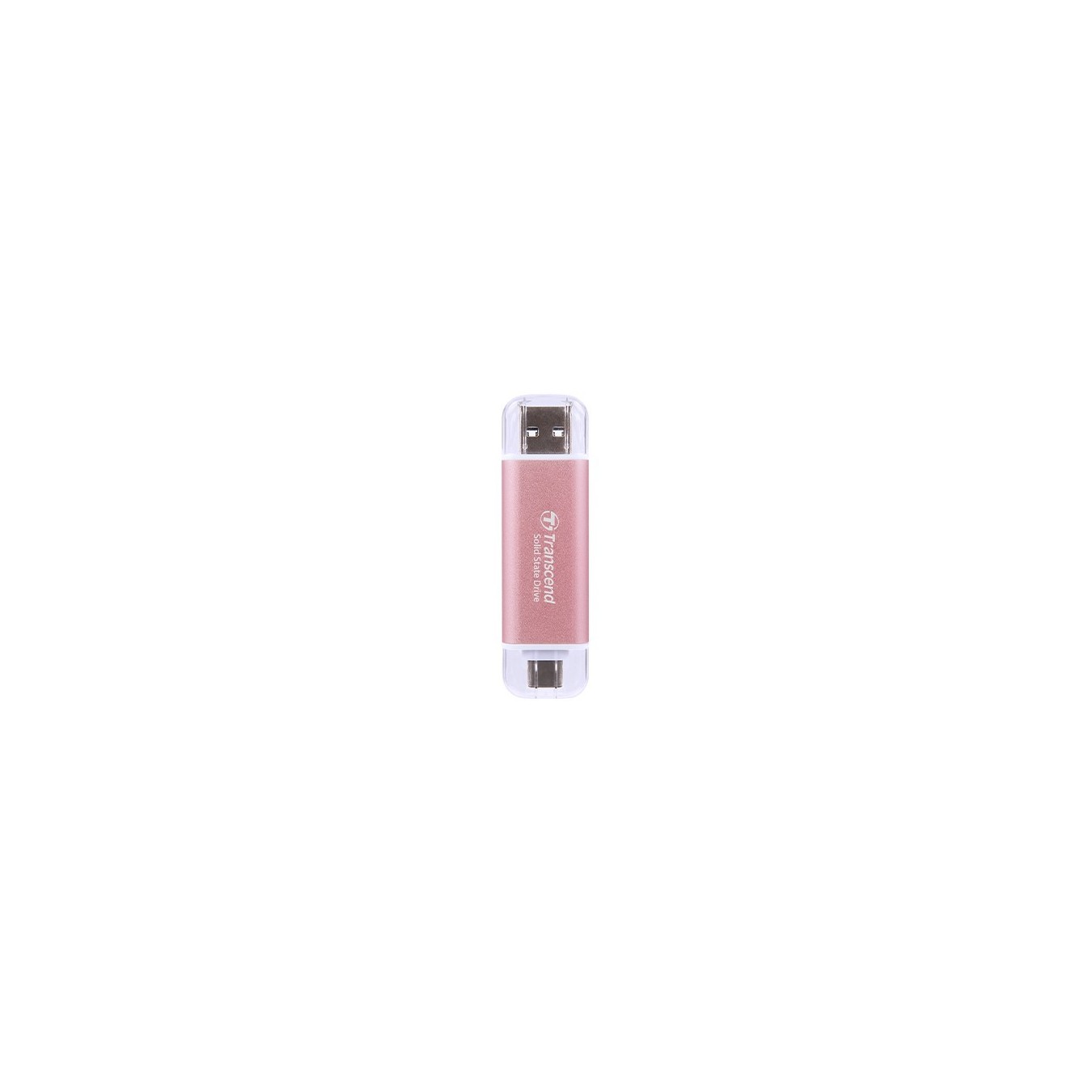 TRANSCEND ESD310P 1TB External SSD USB 10Gbps Type C A Pink - ESD310P - Pink, 1TB, USB-C, USB 3.2 Gen2