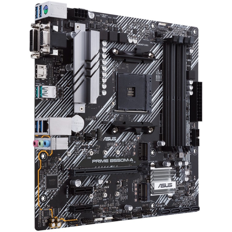 Buy AM4 ASUS PRIME B550M-A CSM - B550M-A - Micro-ATX DDR4 PCIe 4.0, 2x M.2, 6 SATA in Cyprus, Nicosia, Limassol, Larnaka, Pafos