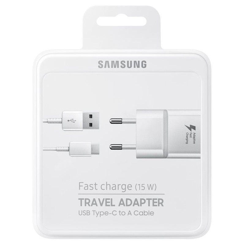 Buy Samsung 15W Fast Charger with USB-C Cable 1.5m - White in Cyprus, Nicosia, Limassol, Larnaka, Pafos
