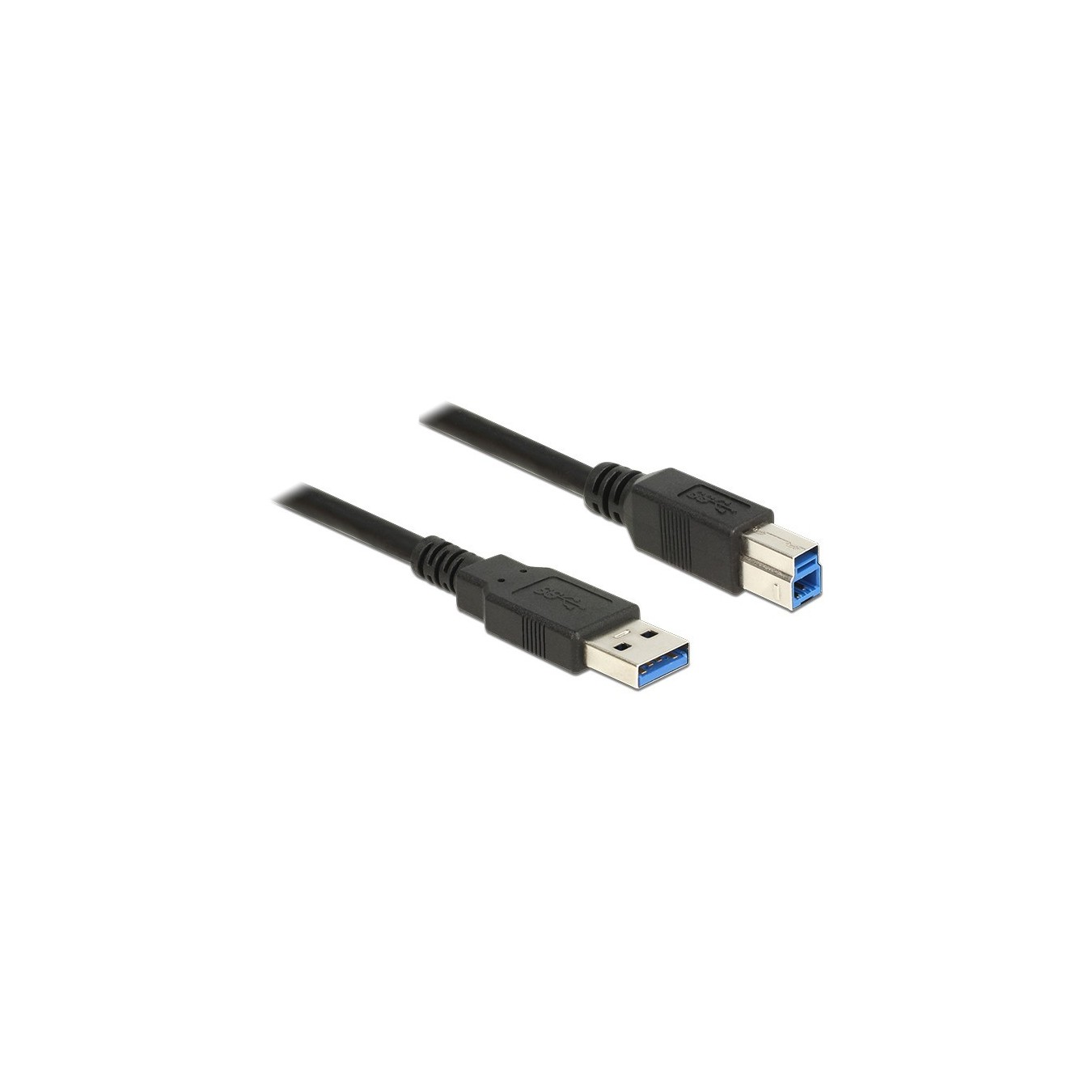 DELOCK USB Cable USB 3.0 A to B - 2.00m - Black — Buy in Cyprus with Fast Delivery