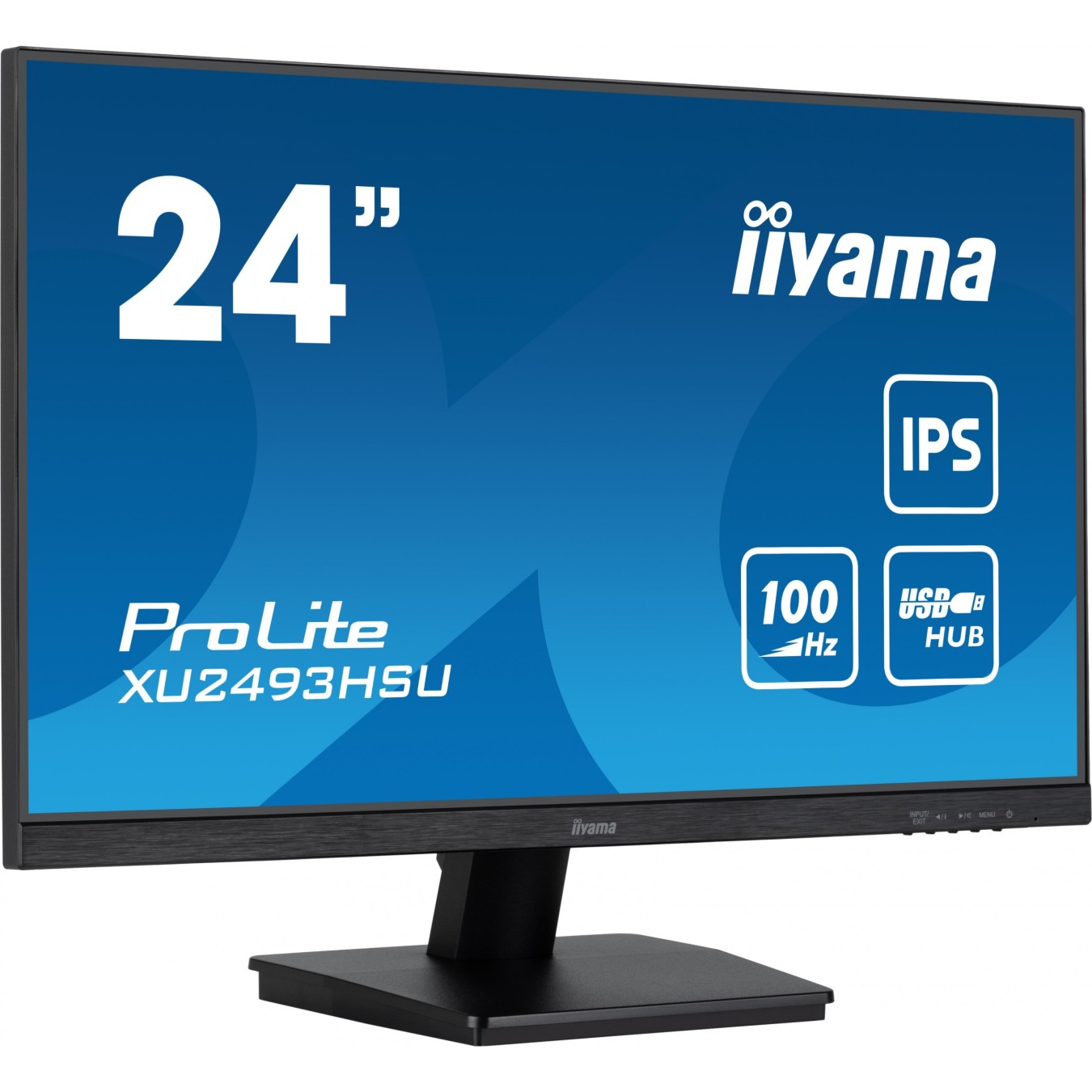 IIYAMA 60.5cm (23.8') XU2493HSU-B7 - 23.8-inch IPS monitor, 16:9, HDMI, DP, 2x USB — Buy in Cyprus with Fast Delivery