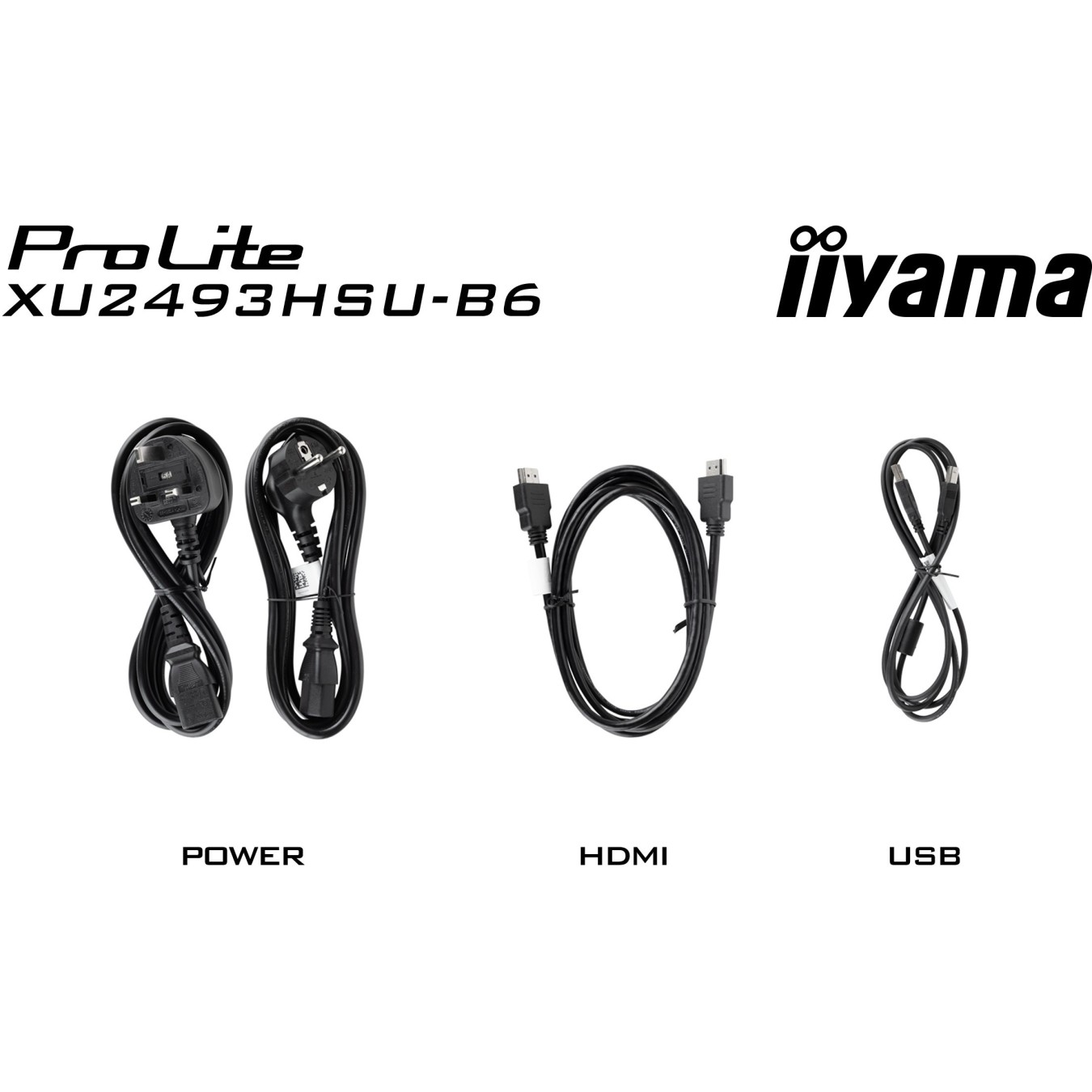 IIYAMA 60.5cm (23.8') XU2493HSU-B7 - 23.8-inch IPS monitor, 16:9, HDMI, DP, 2x USB — Buy in Cyprus with Fast Delivery