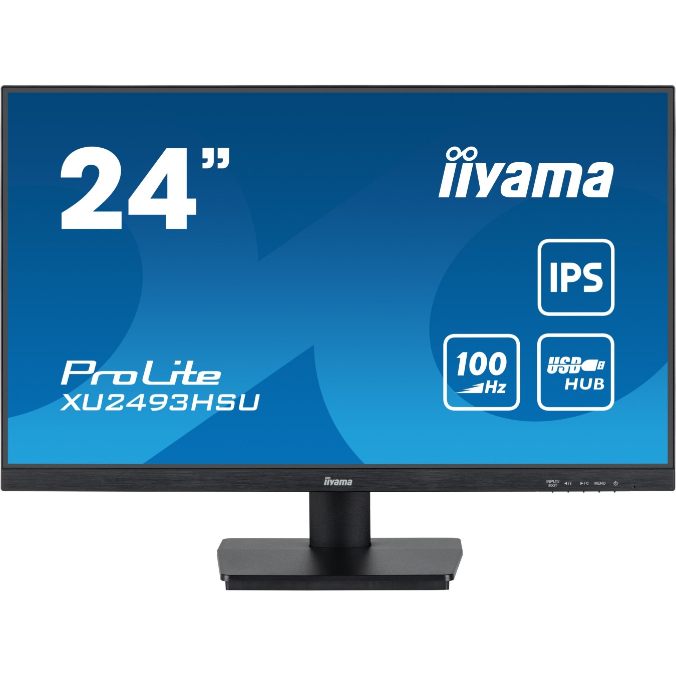 IIYAMA 60.5cm (23.8') XU2493HSU-B7 - 23.8-inch IPS monitor, 16:9, HDMI, DP, 2x USB — Buy in Cyprus with Fast Delivery