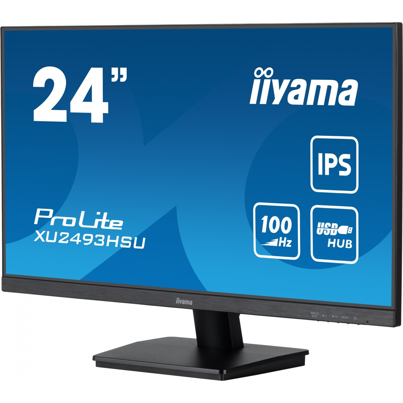 IIYAMA 60.5cm (23.8') XU2493HSU-B7 - 23.8-inch IPS monitor, 16:9, HDMI, DP, 2x USB — Buy in Cyprus with Fast Delivery