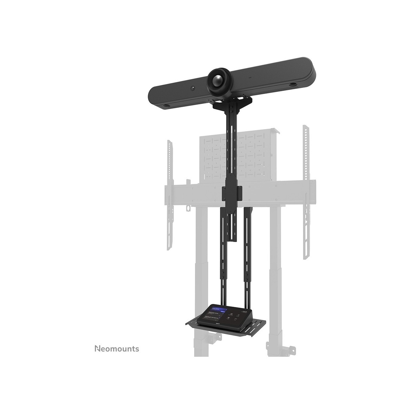 Logitech Halter AFL-875BL1 Black Neomounts - AFL-875BL1 - Black, Dual-Arm Desk Clamp — Buy in Cyprus with Fast Delivery