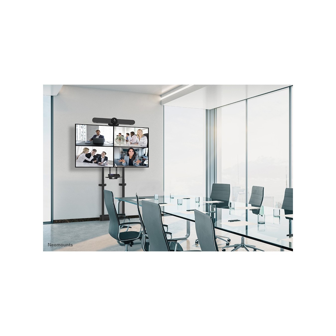 Logitech Halter AFL-875BL1 Black Neomounts - AFL-875BL1 - Black, Dual-Arm Desk Clamp — Buy in Cyprus with Fast Delivery