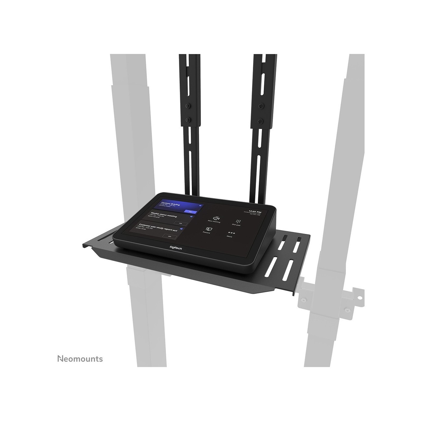 Logitech Halter AFL-875BL1 Black Neomounts - AFL-875BL1 - Black, Dual-Arm Desk Clamp — Buy in Cyprus with Fast Delivery