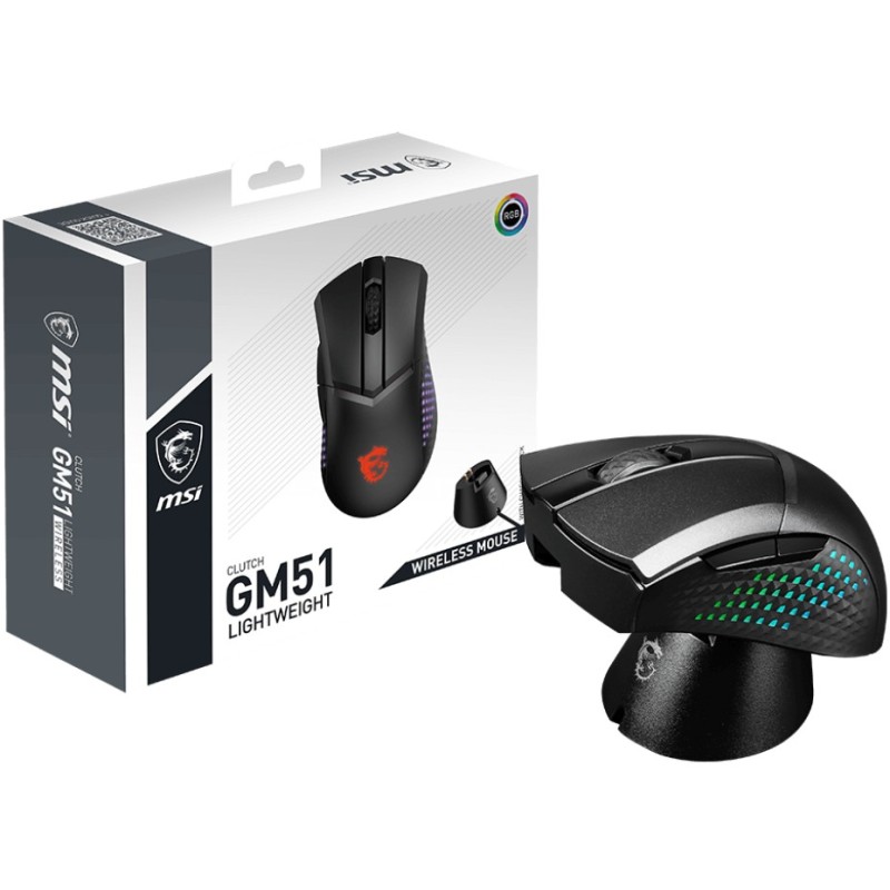 Buy MSI Clutch GM51 Lightweight Wireless Gaming Mouse - GM51 - Black in Cyprus, Nicosia, Limassol, Larnaka, Pafos