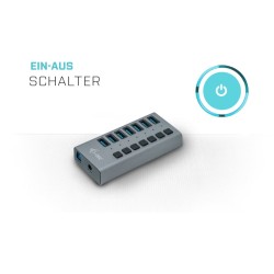 Buy D I-TEC USB 3.0 HUB 7 PORT 36 W - 7-Port USB Hub (36 W Total) in Cyprus, Nicosia, Limassol, Larnaka, Pafos