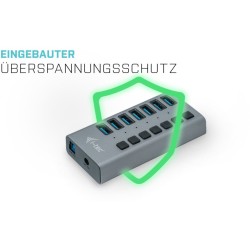 Buy D I-TEC USB 3.0 HUB 7 PORT 36 W - 7-Port USB Hub (36 W Total) in Cyprus, Nicosia, Limassol, Larnaka, Pafos