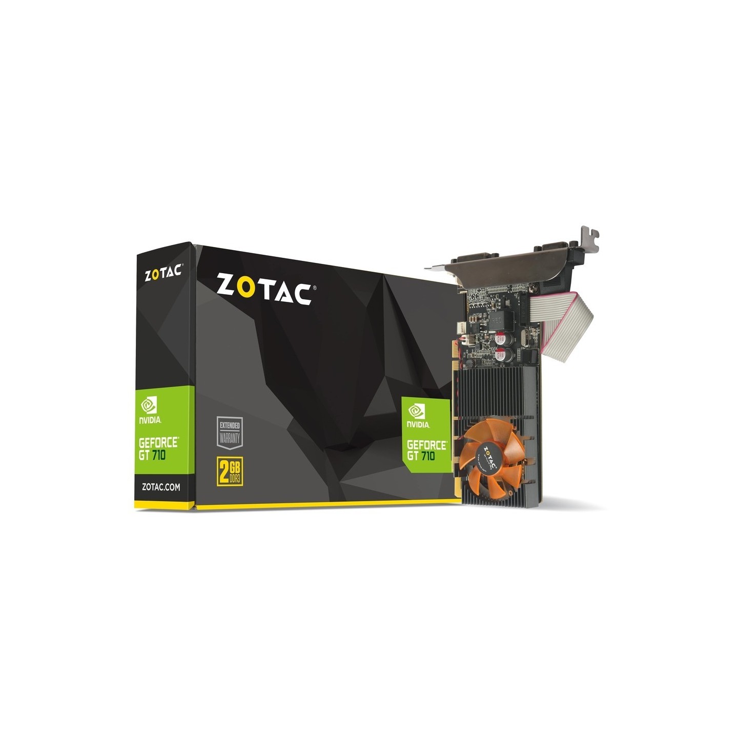 ZOTAC GeForce GT 710 2GB DDR3 Low-Profile Graphics Card (Boxed) — Buy in Cyprus with Fast Delivery