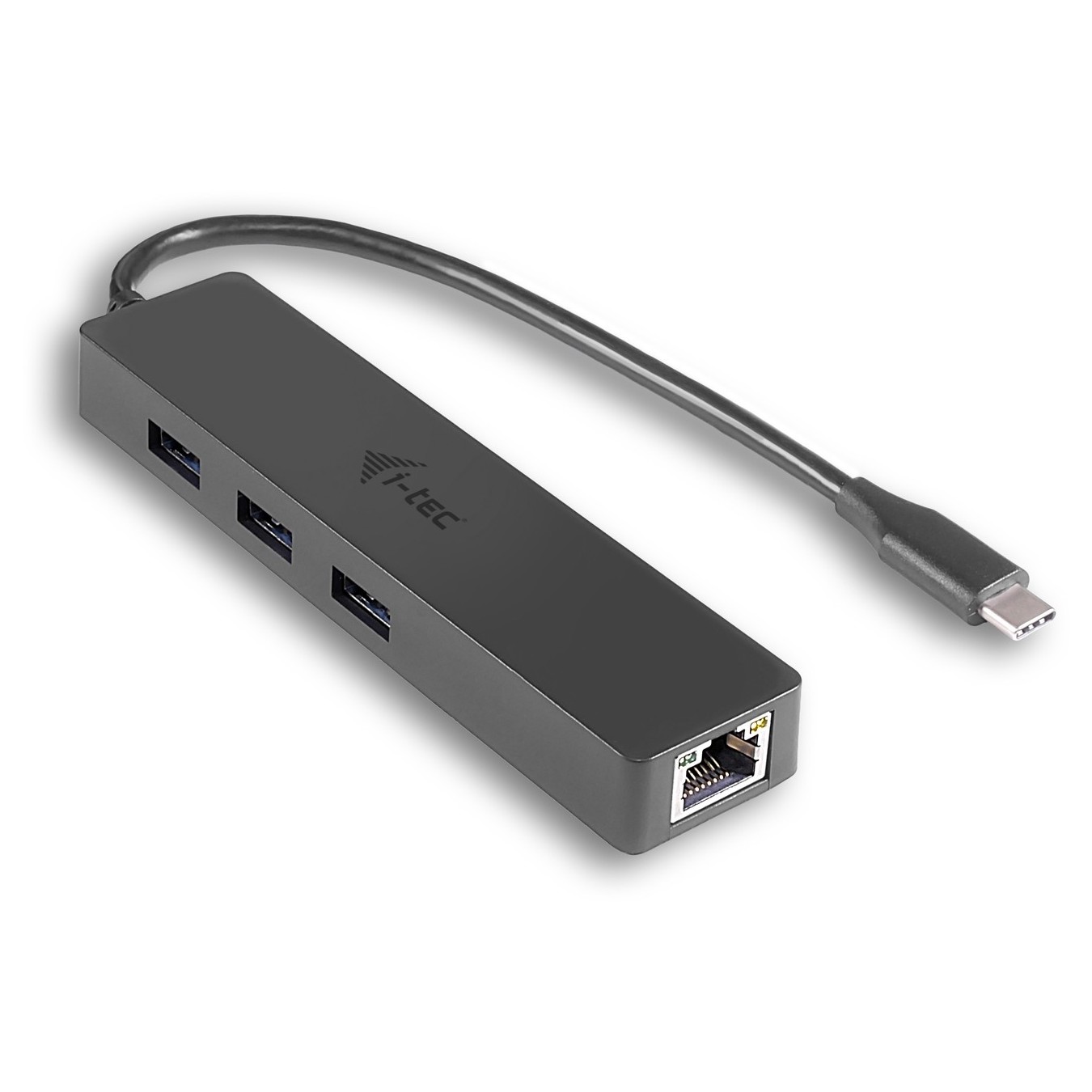 D I-TEC USB-C SLIM HUB + GLAN - Slim USB-C hub with Gigabit LAN — Buy in Cyprus with Fast Delivery