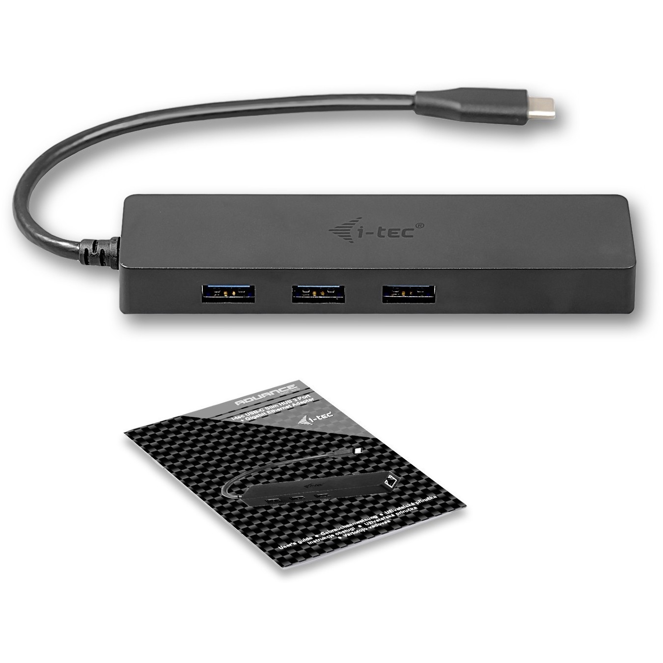 D I-TEC USB-C SLIM HUB + GLAN - Slim USB-C hub with Gigabit LAN — Buy in Cyprus with Fast Delivery