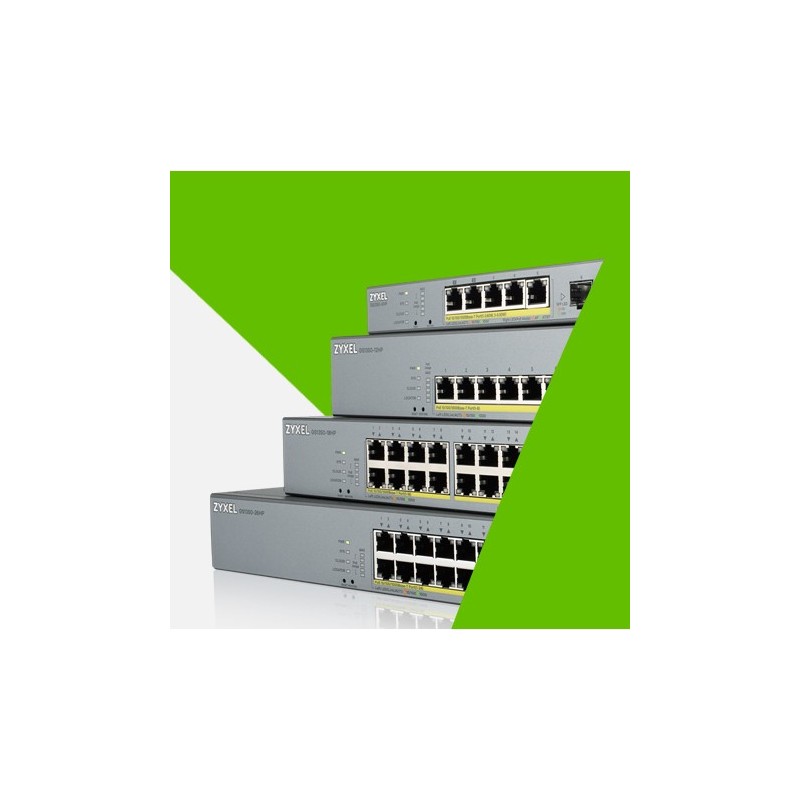 Buy ZyXEL GS1350-M PoE+ Switch - GS1350-M - 16x Gigabit Ports, 131-250 W PoE Budget in Cyprus, Nicosia, Limassol, Larnaka, Pafos