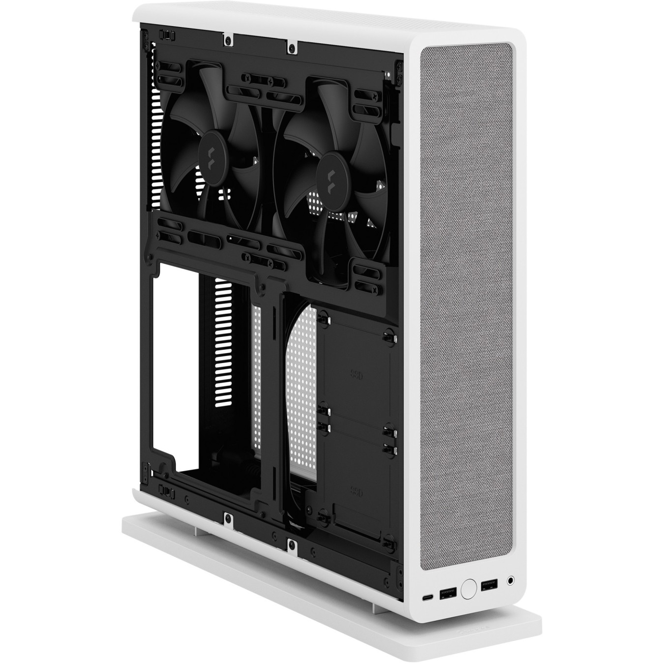 Fractal Design Ridge Mini-ITX PC Case - White — Buy in Cyprus with Fast Delivery