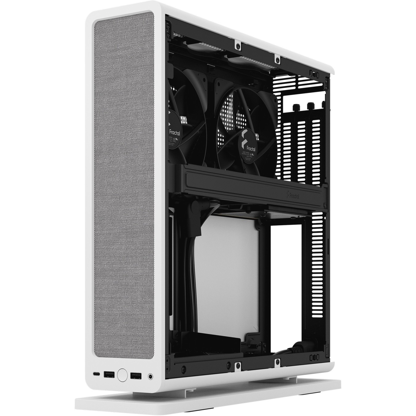 Fractal Design Ridge Mini-ITX PC Case - White — Buy in Cyprus with Fast Delivery