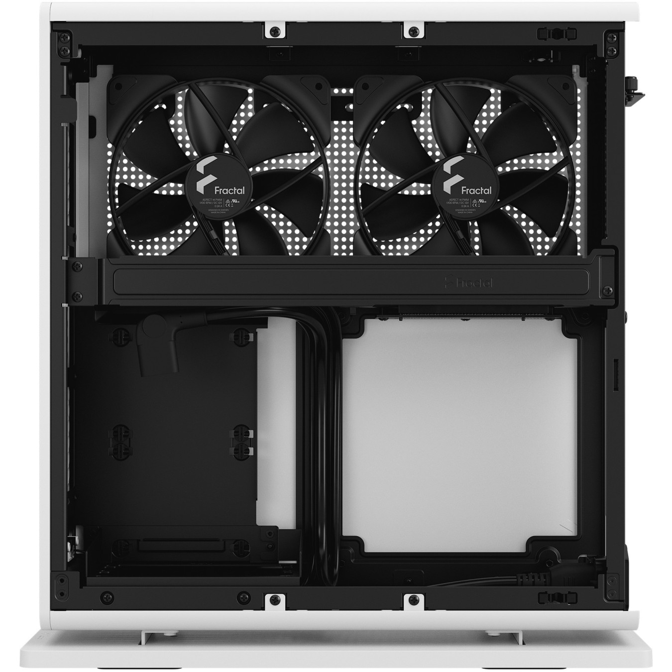 Fractal Design Ridge Mini-ITX PC Case - White — Buy in Cyprus with Fast Delivery