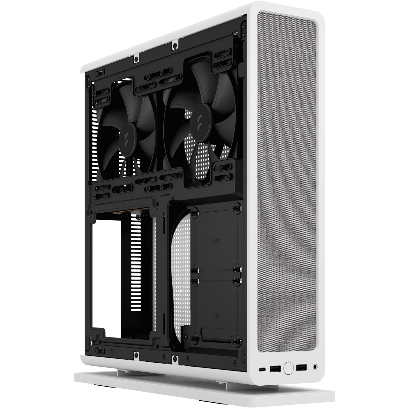 Fractal Design Ridge Mini-ITX PC Case - White — Buy in Cyprus with Fast Delivery
