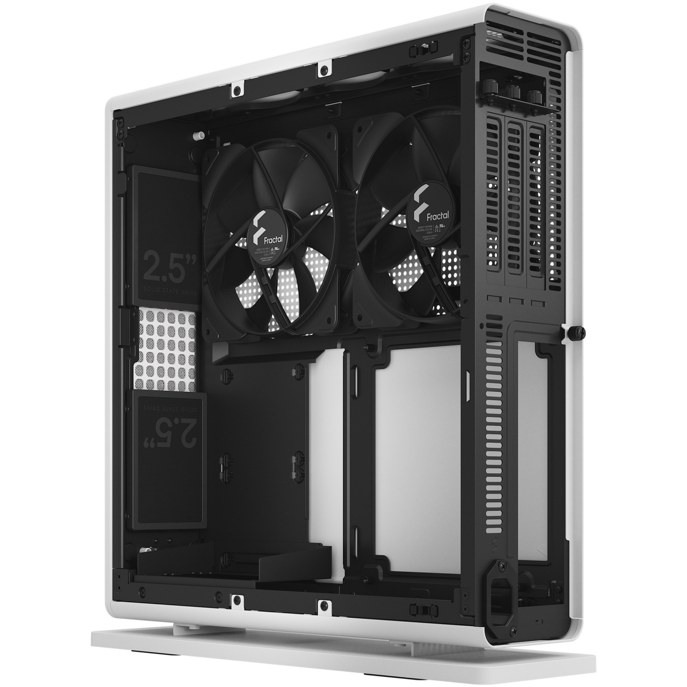 Fractal Design Ridge Mini-ITX PC Case - White — Buy in Cyprus with Fast Delivery