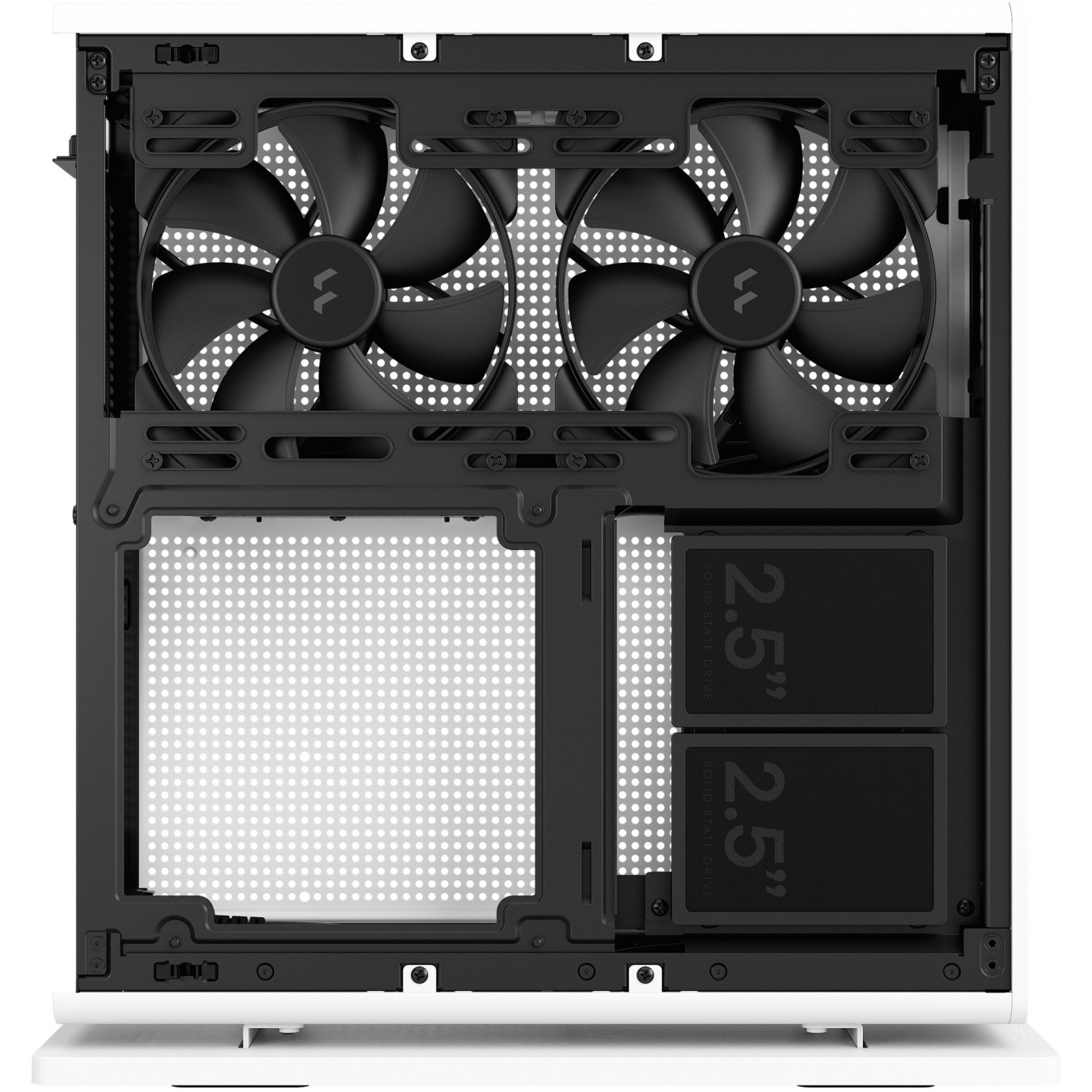 Fractal Design Ridge Mini-ITX PC Case - White — Buy in Cyprus with Fast Delivery