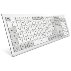 Buy Sharkoon OfficePal - K30W - DE Layout White Rubberdome Keyboard in Cyprus, Nicosia, Limassol, Larnaka, Pafos