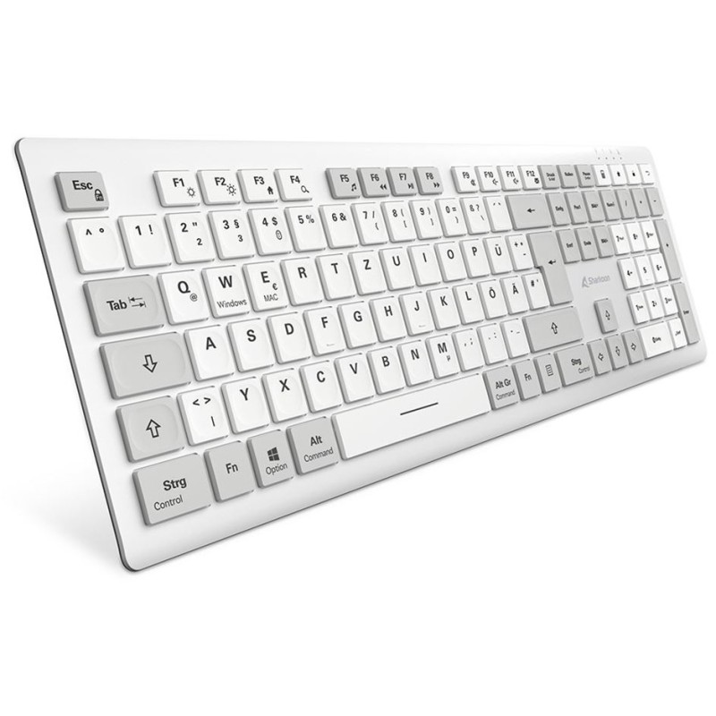 Buy Sharkoon OfficePal - K30W - DE Layout White Rubberdome Keyboard in Cyprus, Nicosia, Limassol, Larnaka, Pafos