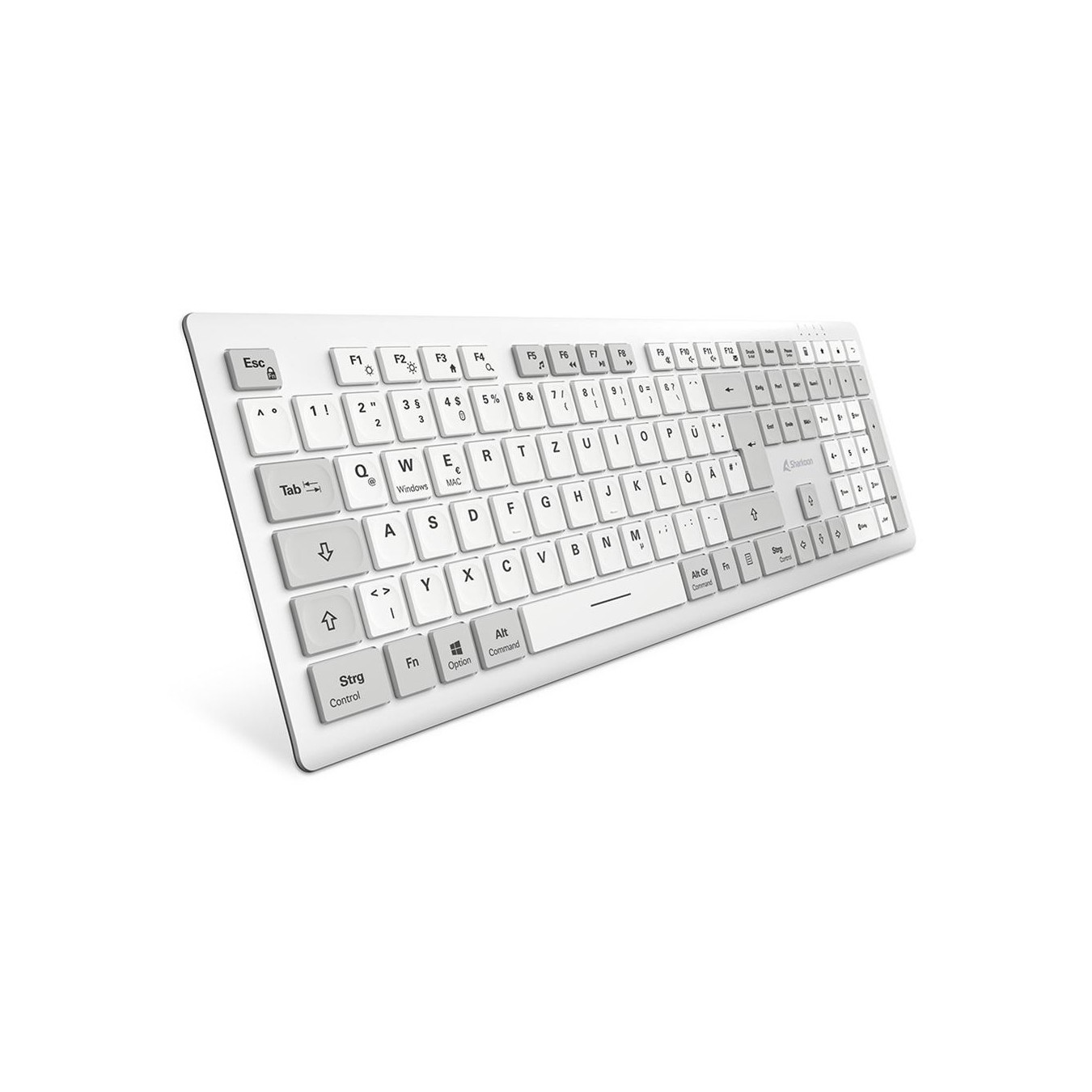 Sharkoon OfficePal - K30W - DE Layout White Rubberdome Keyboard — Buy in Cyprus with Fast Delivery