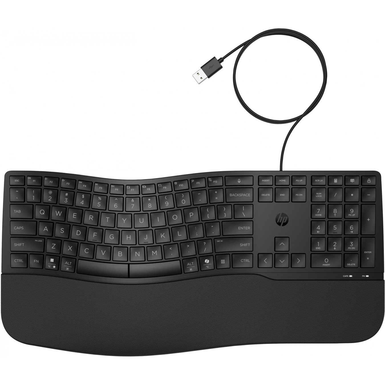 HP 485 Comfort Wired Keyboard - 485 - BE — Buy in Cyprus with Fast Delivery